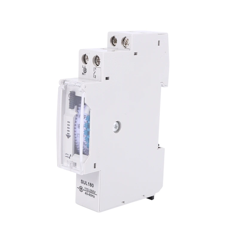 

FashionSUL180a 15 Minutes Mechanical Timer 24 Hours Programmable Din Rail Timer Time Switch Relay Measurement Analysis Instrumen