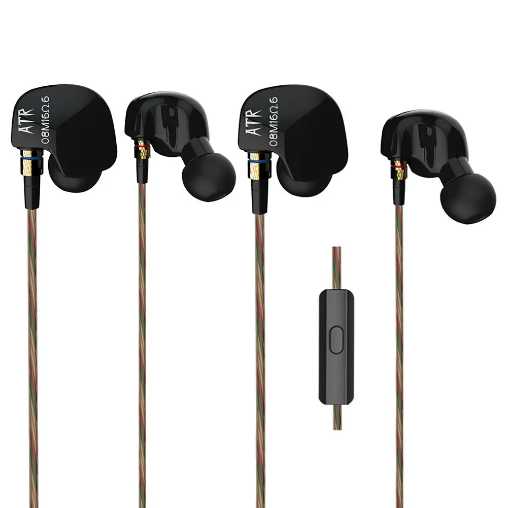 

KZ ATR Stereo Earphones 3.5mm In-Ear Noise Canceling Earbuds HIFI Super Bass Sport Running Headset Headphone