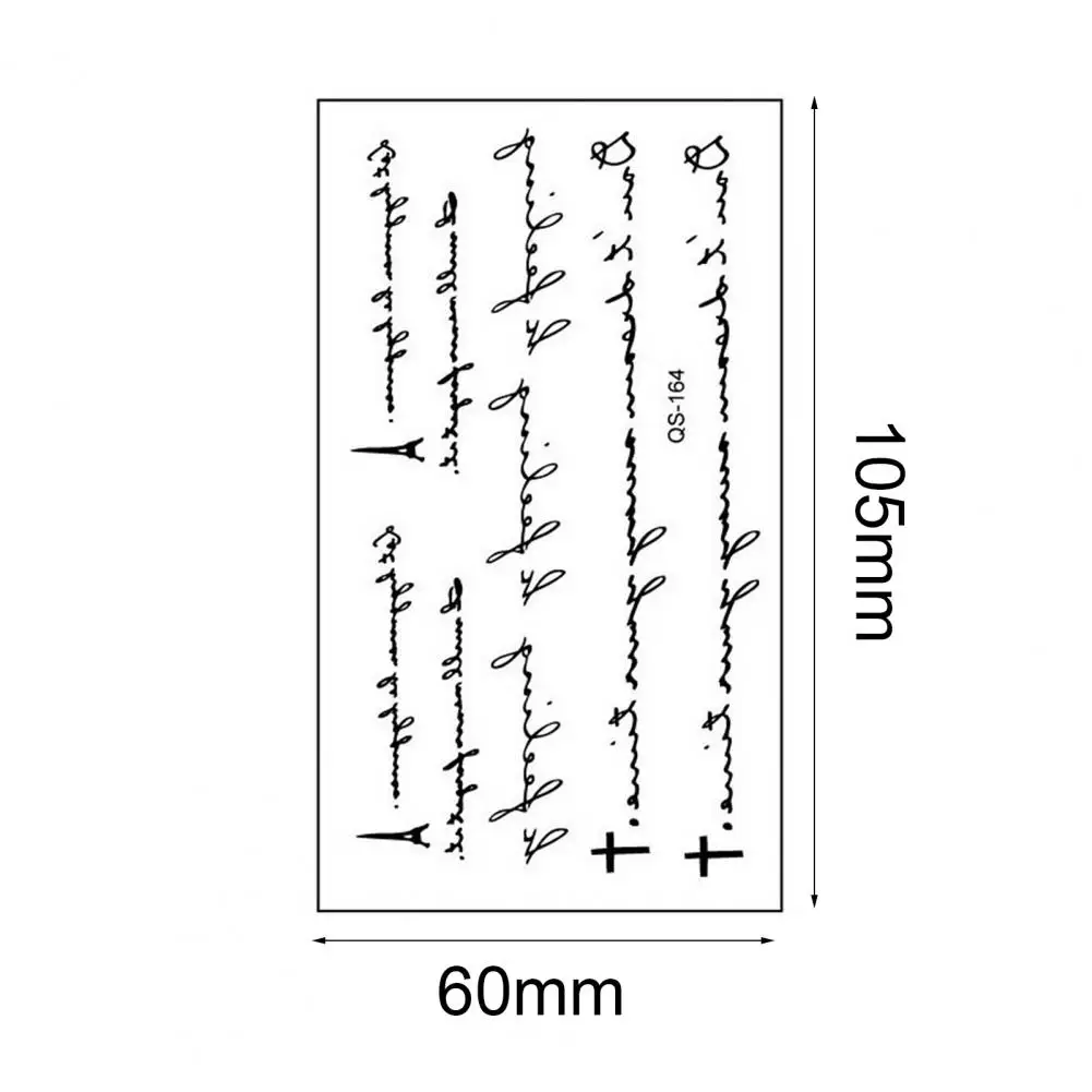 

Waterproof Flower Pattern Transfer Tattoos Stickers Sexy Body Art for Unisex