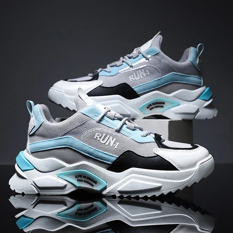 

Спортивная обувь на толстой подошве, мужская обувь, дышащая Классическая Уличная обувь, мужская повседневная обувь