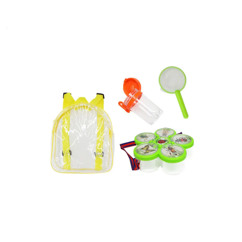 

22pcs Insect Observing Toys Simulation Insects Plants Magnifier Catching Tools Kit Educational Props