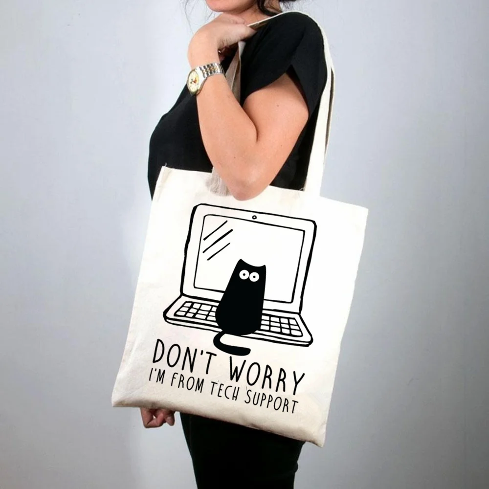 

Shopper just avocado dance Classic Printed Tote Bag women Harajuku shopper handbag girl Shoulder shopping bag Lady Canvas Bag
