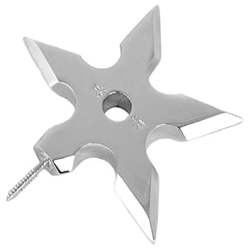 Крючки для пальто ниндзя в форме звезды из нержавеющей стали креативный