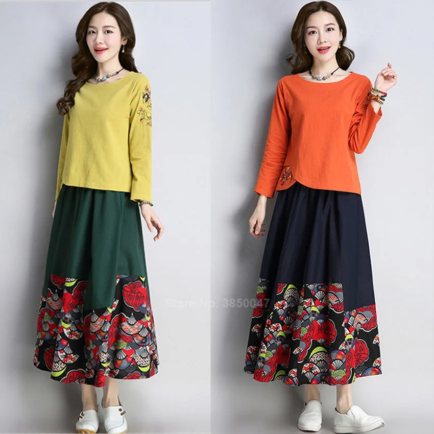 Женское винтажное платье Чонсам из хлопка и льна в традиционном китайском стиле