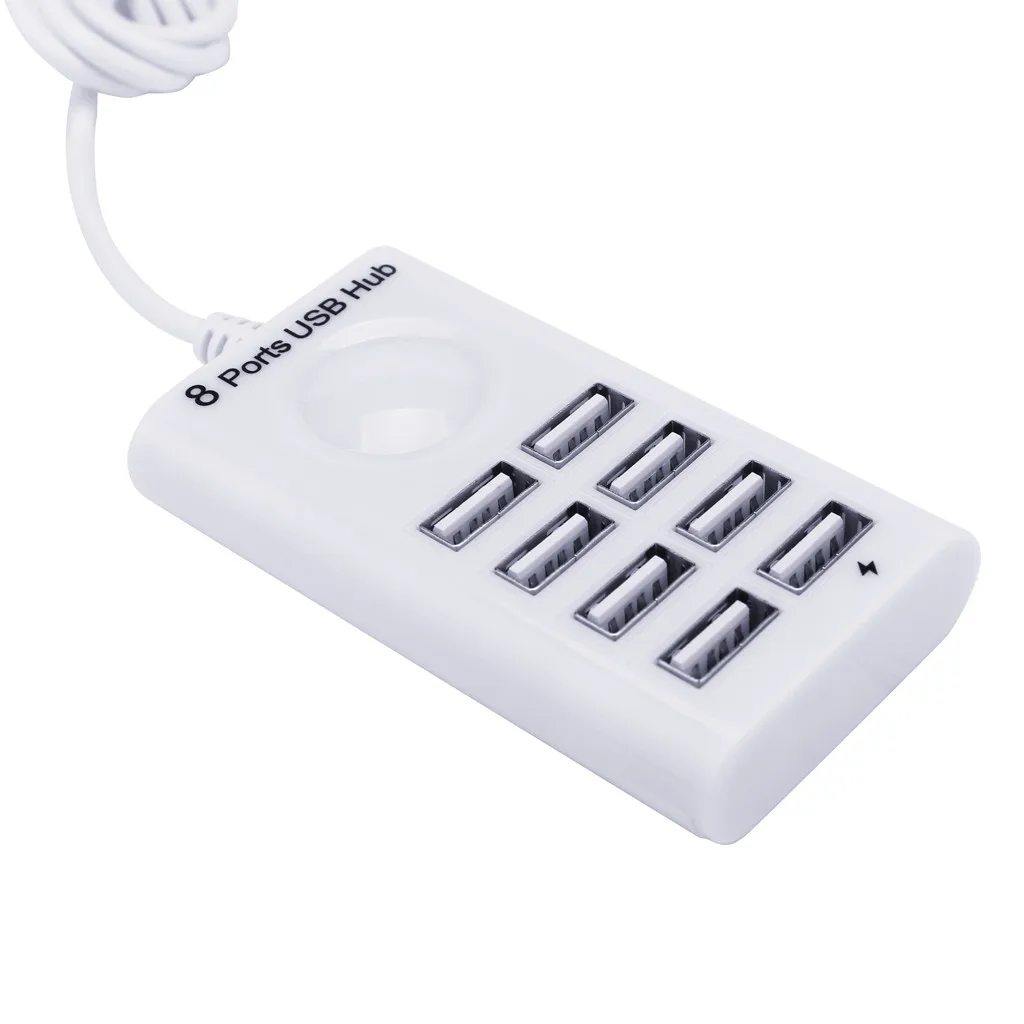 Ouhaobin USB2.0 концентратор высокой Скорость 480 Мбит/с чип 8-Порты и разъёмы для