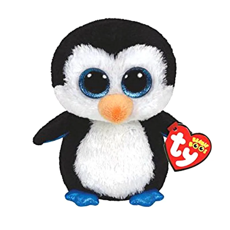 15CM Ty Beanie Glitter Big Eyes Waddles Juliet Gale Freeze Pongo Penguin Plush Toy Cute Doll Kids Toys Children's Christmas Gift | Игрушки