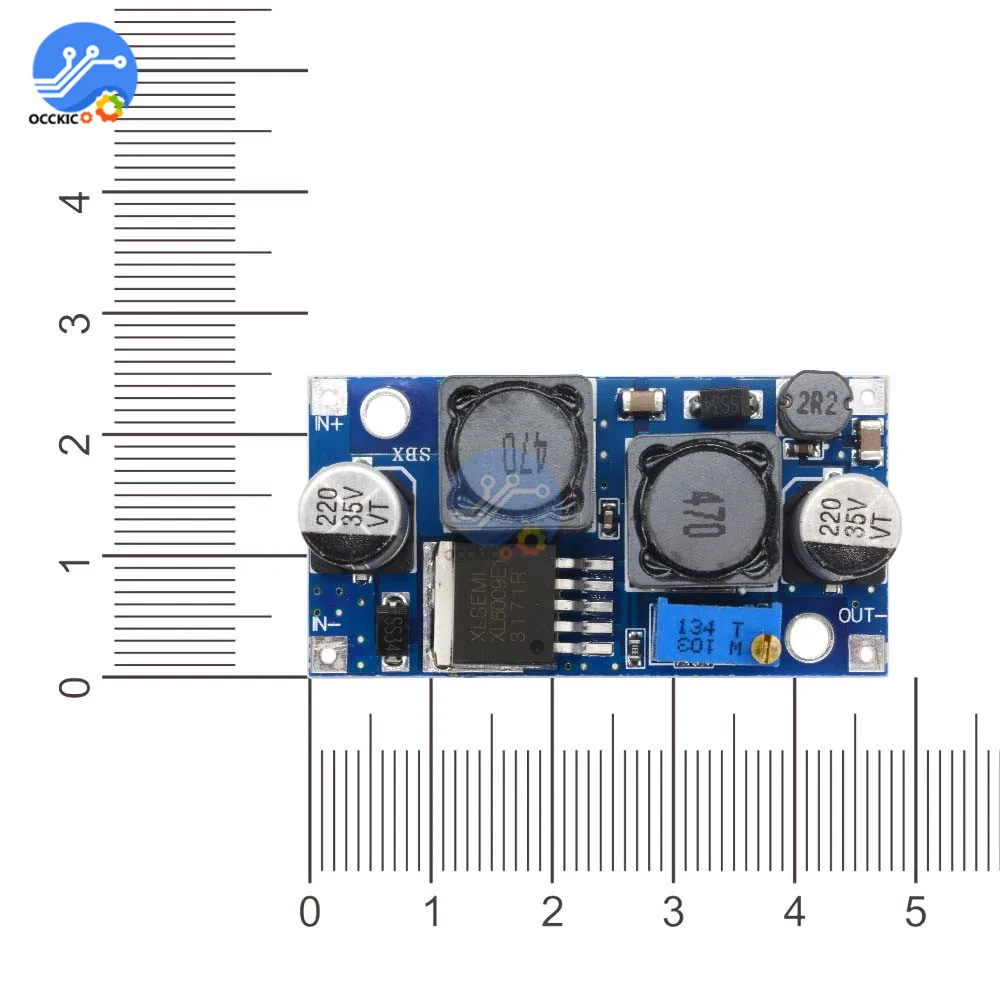 DC-DC Авто Boost Buck Регулируемый понижающий преобразователь XL6009 модуль солнечное