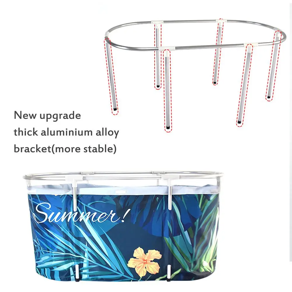 

Bath Sauna Adult Folding Bathtub Bath Barrel Household Large Tub Bath Barrel Thickened Adult Bath Tub Full Body Hot Tub Banheir