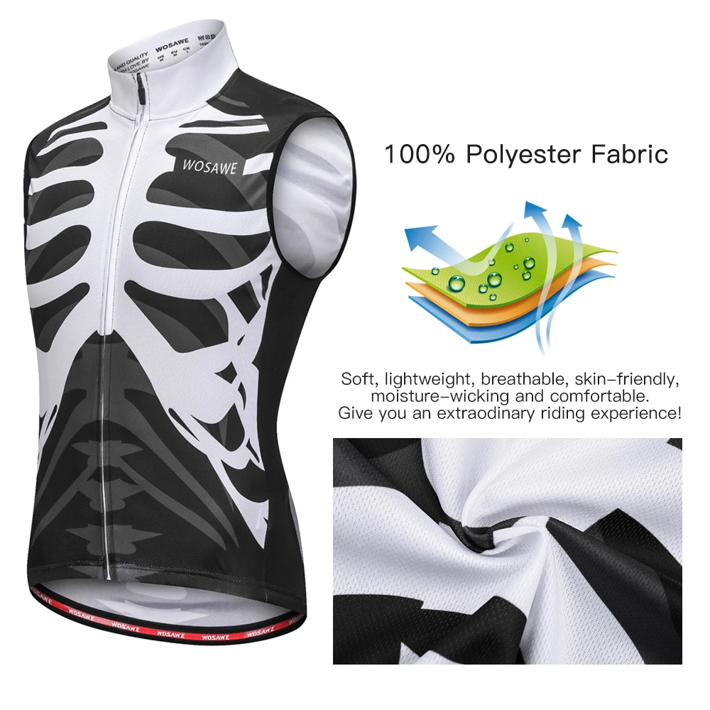 Майка велосипедная без рукавов дышащая майка для горного велосипеда топ езды на