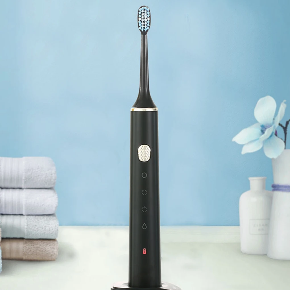 

4 режима электрическая зубная щетка USB перезаряжаемая отбеливающая звуковая зубная щетка Водонепроницаемая электрическая зубная щетка с т...