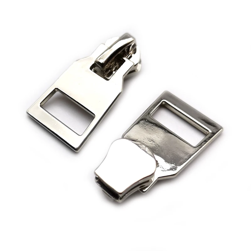 

20 PCS/LOT,Trendy No.5 Zipper Slider for Metal Zip Only Silver Color Puller Clothes Accessories