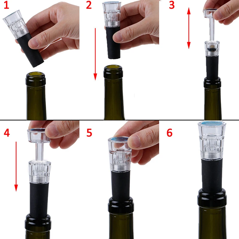 Вакуумный насос для экономии вина консервант пробка с воздушным насосом