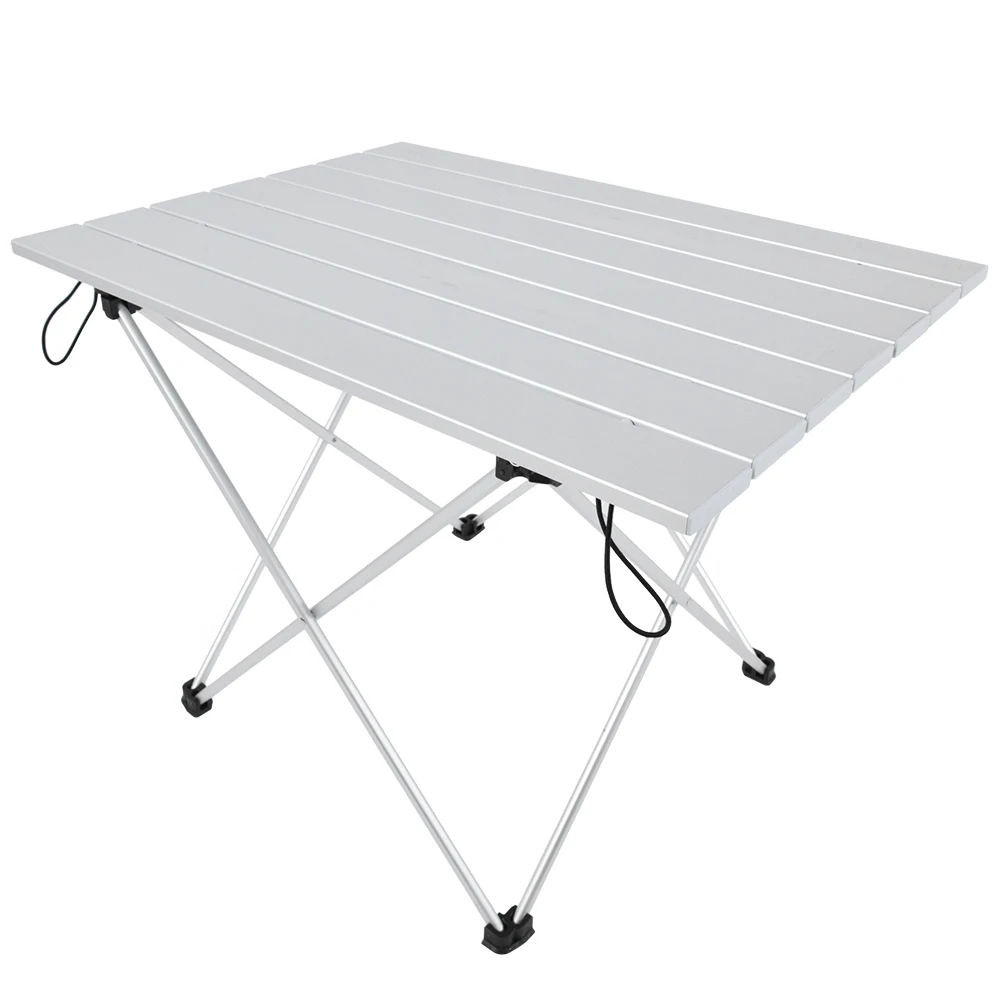 

Aluminum Alloy Table Outdoor Camping Foldable Desk Table with durable nylon bag norust for hiking picnic fishing garden barbecue