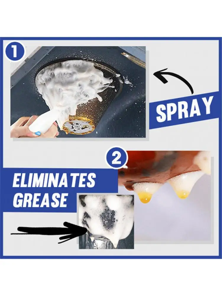 Кухонный жироулавливатель многофункциональный очиститель пены спрей чистящие