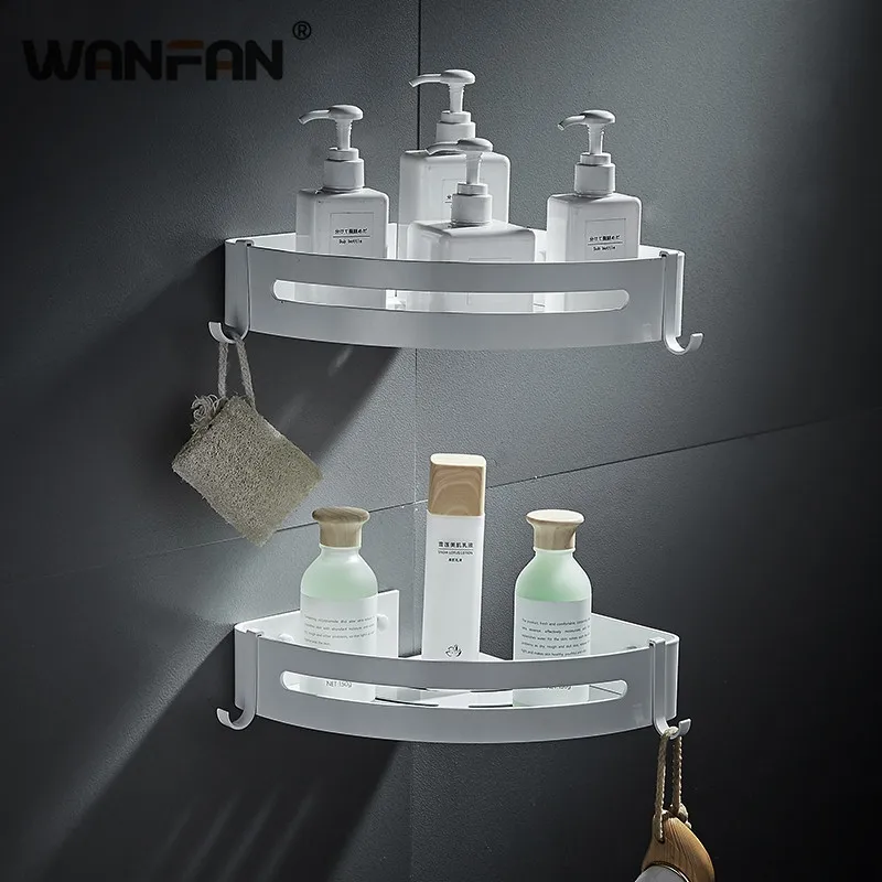 Металлические хромированные угловые полки для ванной комнаты крючки полотенец