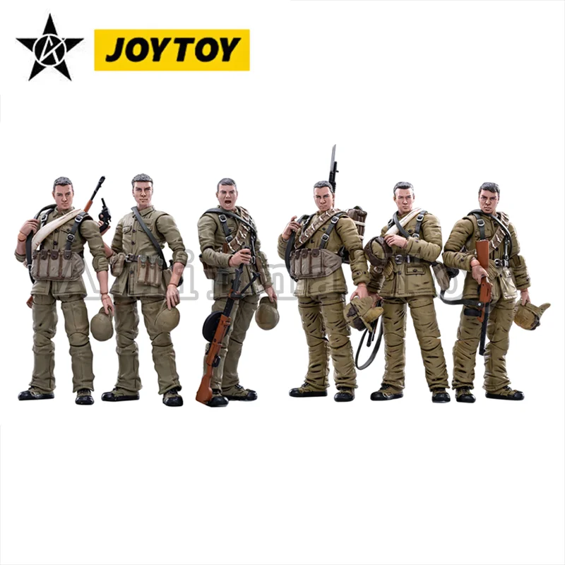 Экшн-фигурка JOYTOY 1/18 (6 шт./компл.) Коллекционная военная модель китайского
