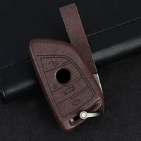 leather car key case cover for bmw x5 f15 g05 x6 f16 1 2 5 7 series f20 f10 f18 g11 x1 f48 x2 f39 x3 g01 f25 x4 g02 accessories