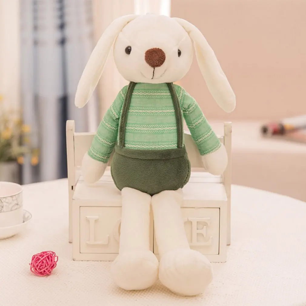 

Children Kids Cartoon Sugar Candy Rabbit Plush Doll Cute Rabbit Long Ear Bedroom Soft Stuffed Doll Toys Sugar Grab Doll