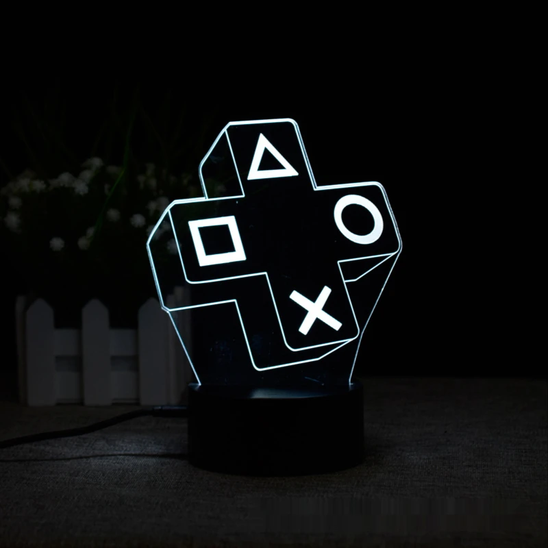 Игровая консоль набор для стола светильник украшения светодиодный 3D ночник на