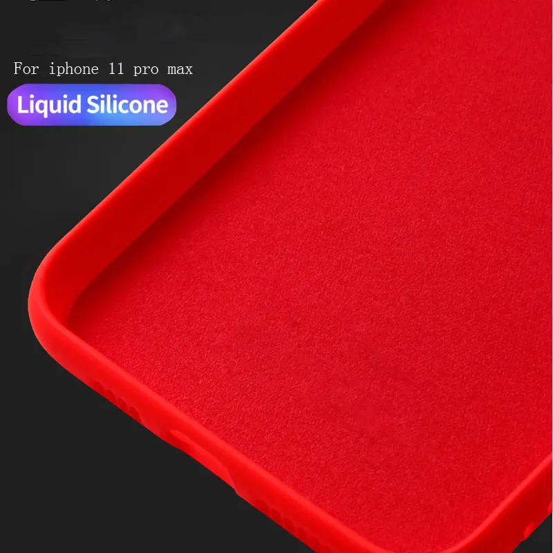 for apple iphone 11 pro max case liquid silicone soft pc baby skin cover for iphone 6 6s 7 8 plus x xr case soft tpu cover free global shipping
