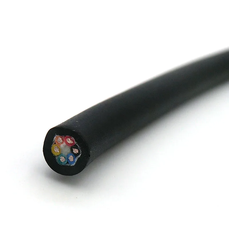Гибкий управляющий провод 6 ядер 0 14 2 3 мм 26awg 24awg 22awg луженая медь мягче чем кабель