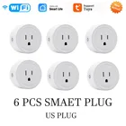 ZigBee EWelink Mini Standard 10A US Smart Wifi Plug с монитором мощности, умная розетка, работа с Amazon Alexa, голосовое управление