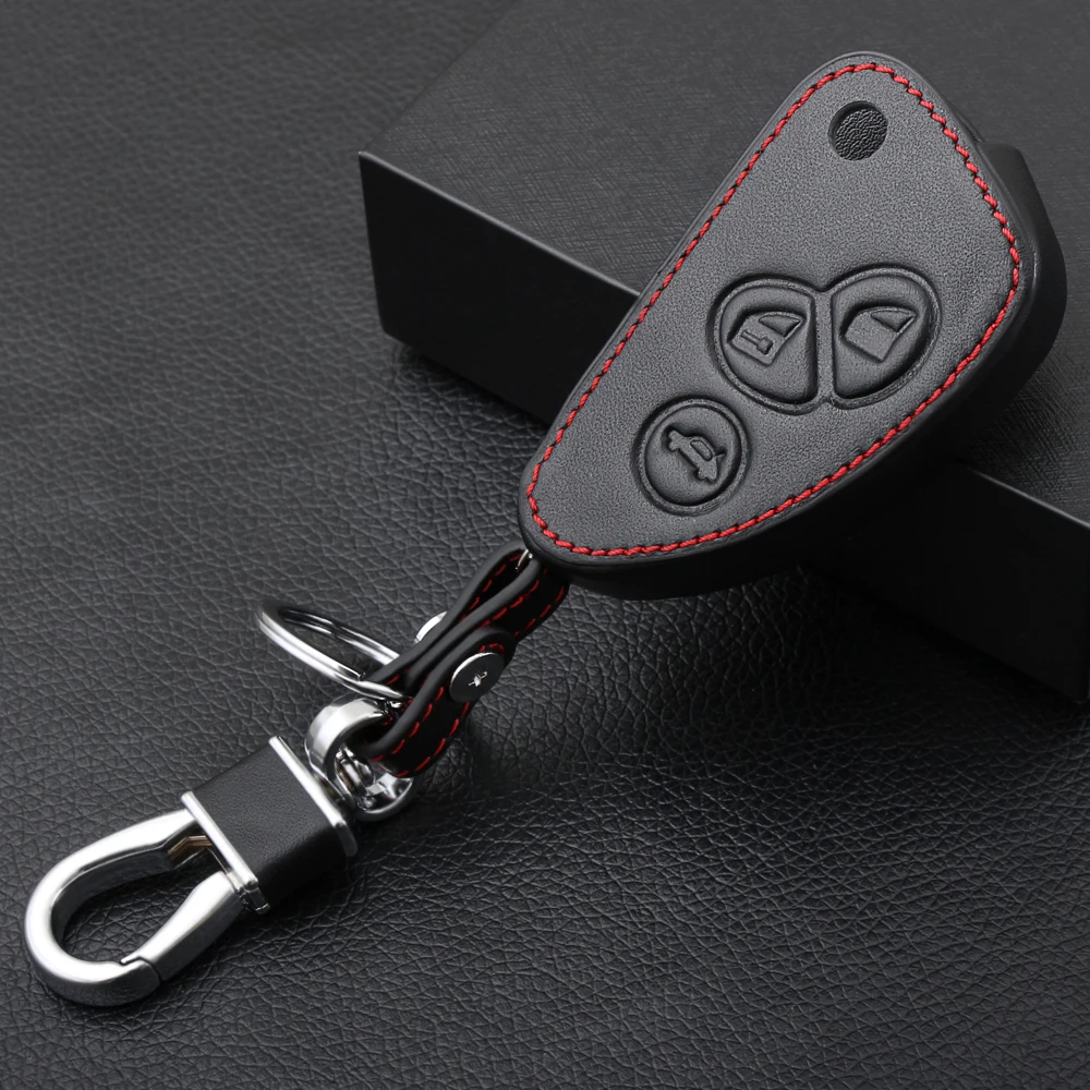 Чехол для автомобильного флип ключа модели 147 дюйма чехол из 156 натуральной кожи