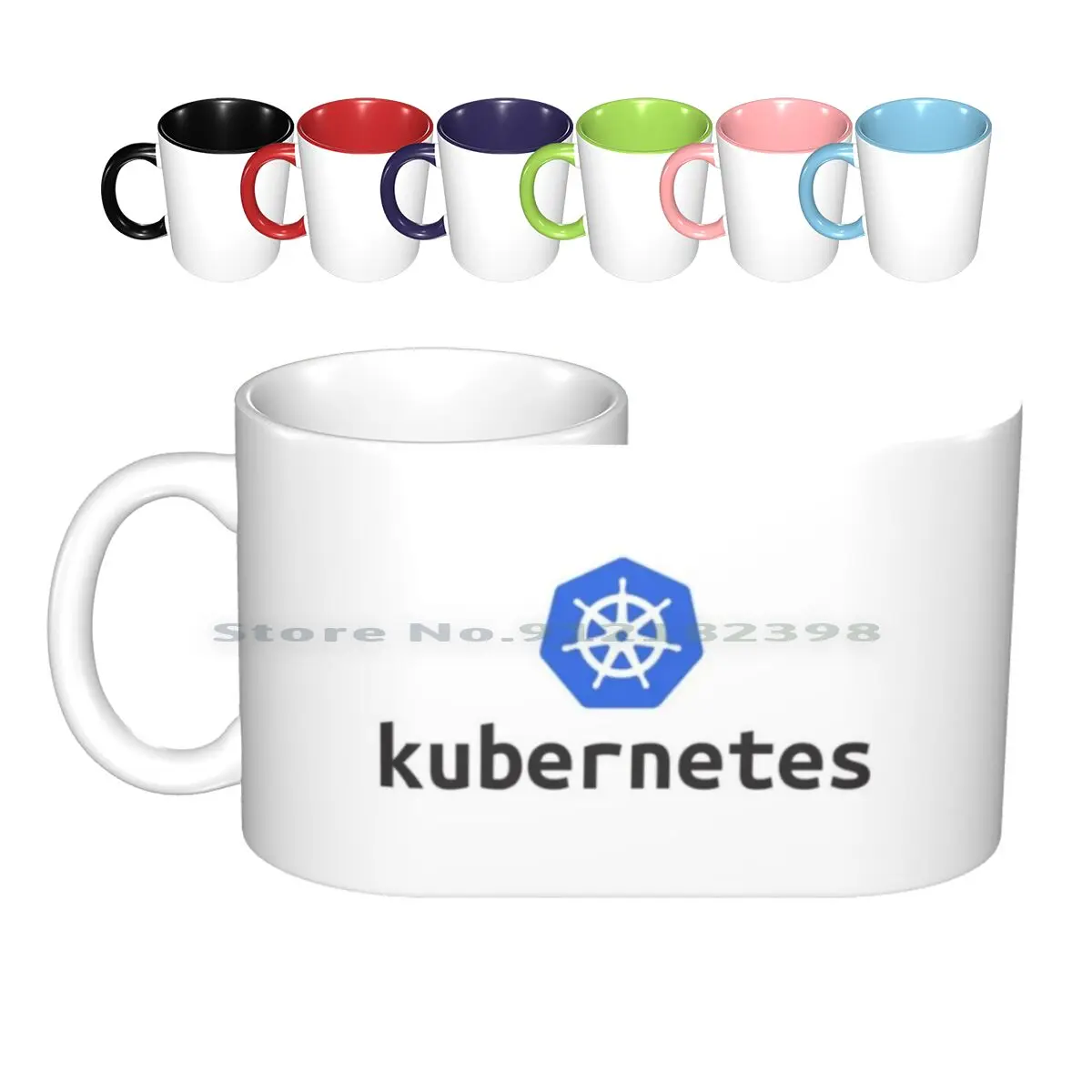 Kubernetes Logo Cốc Sứ Ly Cà Phê Sữa Cốc Kubernetes Docker Aws Microservices Google Đám Mây Cloud Container Ứng Dụng