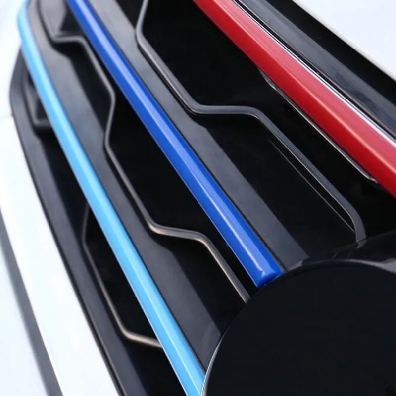 Tonlinker внешний передний гоночный гриль чехол наклейка для Volkswagen T ROC 2018 19 Стайлинг