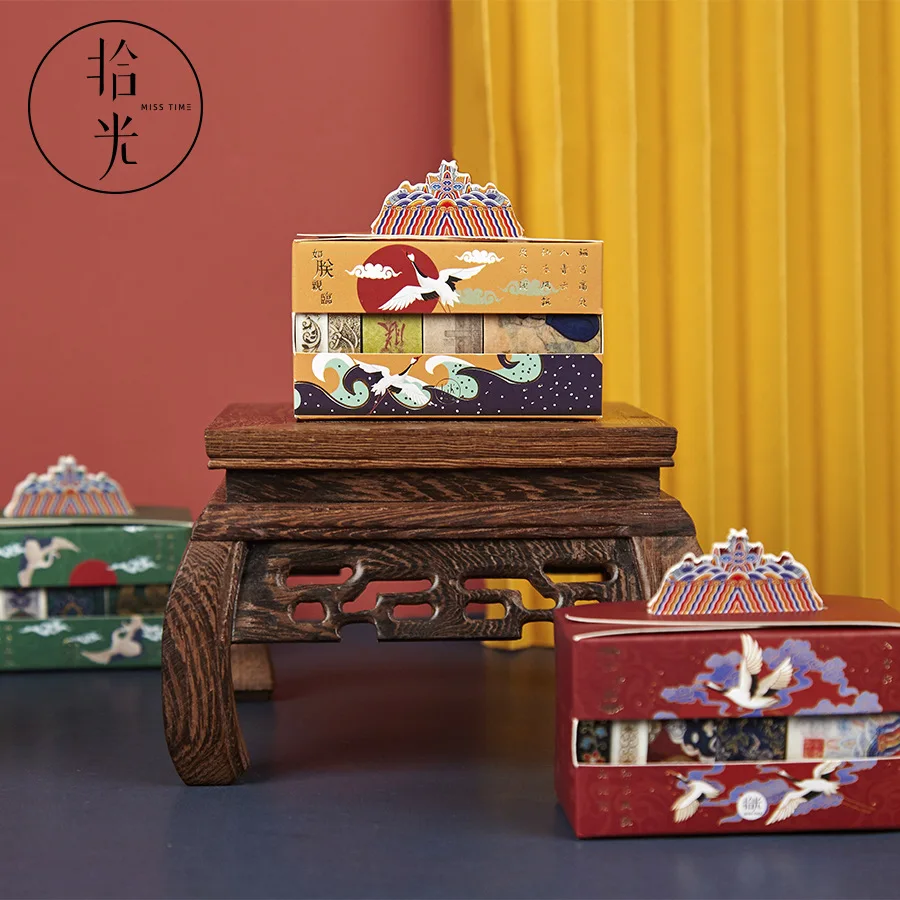 5 рулонов/набор ретро набор декоративного скотча Васи маскирующая лента