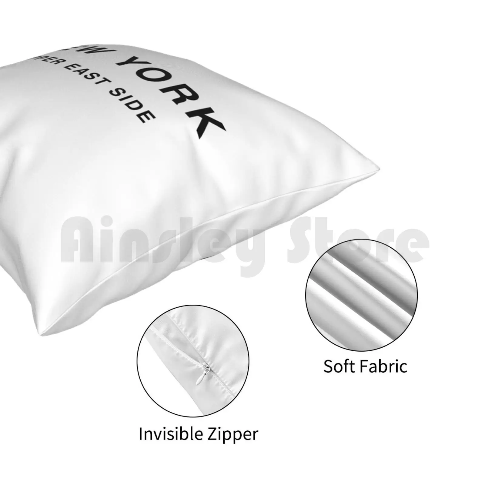 Нью Йорк | Чехол с рисунком на подушке верхний восток мягкая подушка для дома