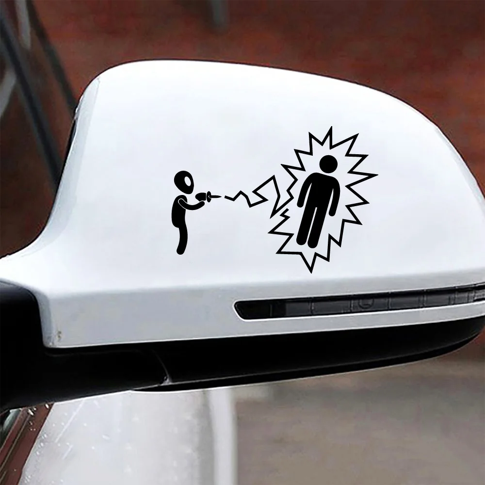 

Art Design Alien Stickers For Cars For Chevrolet Cruze Cruz Sports Styling Auto Racing Decoration Accessories