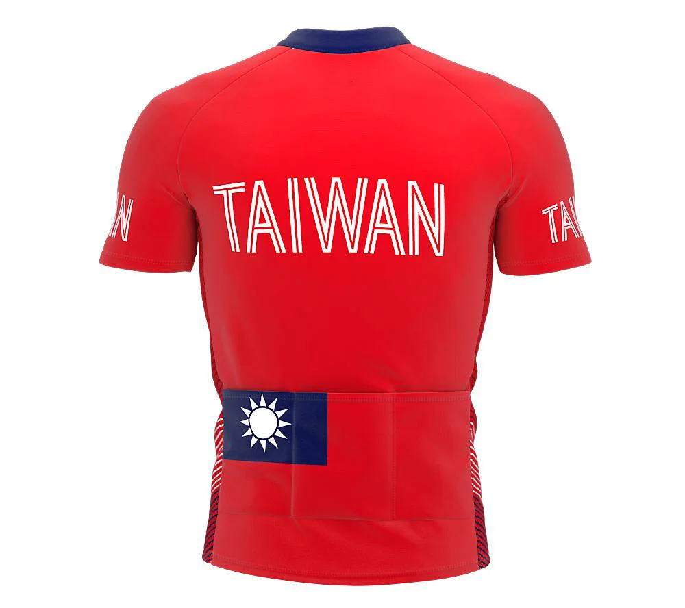 

2021 new taiwan men's full zipper bicycle short-sleeved cycling jersey