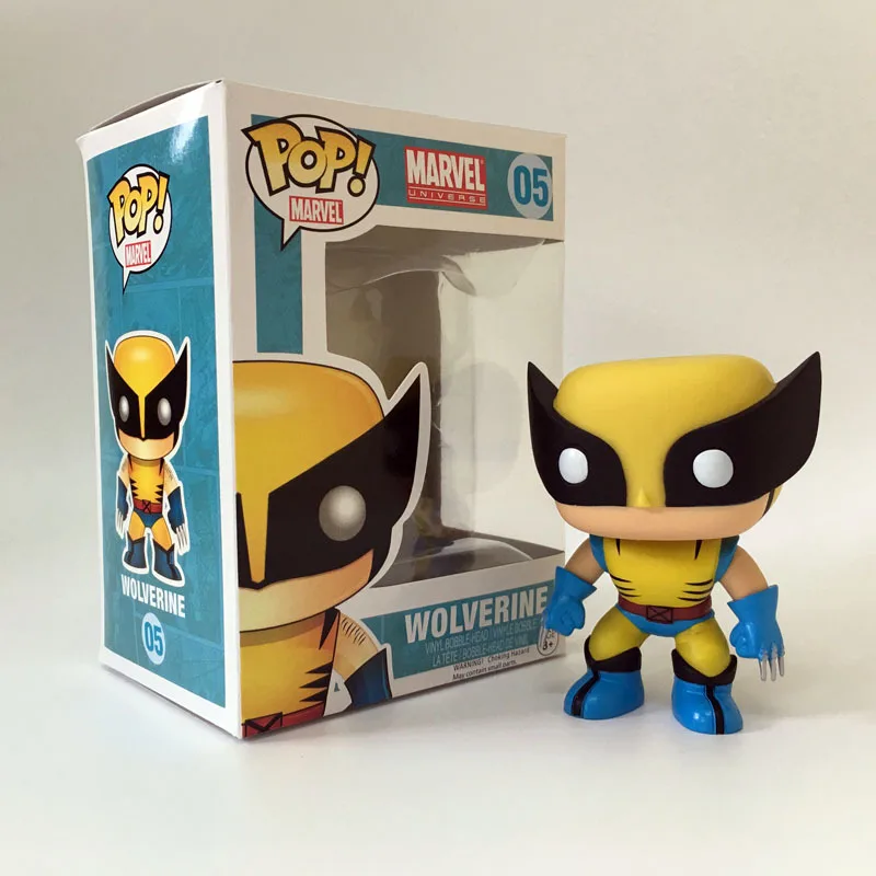 FUNKO POP Marvel X-MEN Росомаха#05 brinquedos Виниловая фигурка Коллекция Модель игрушки для детей подарок на день рождения