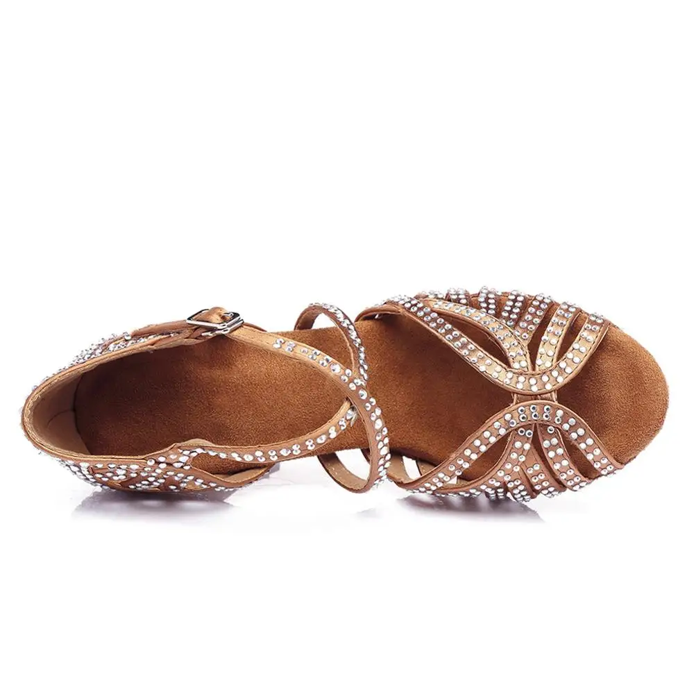 Туфли HROYL женские для латиноамериканских танцев босоножки бальных сальсы самбы