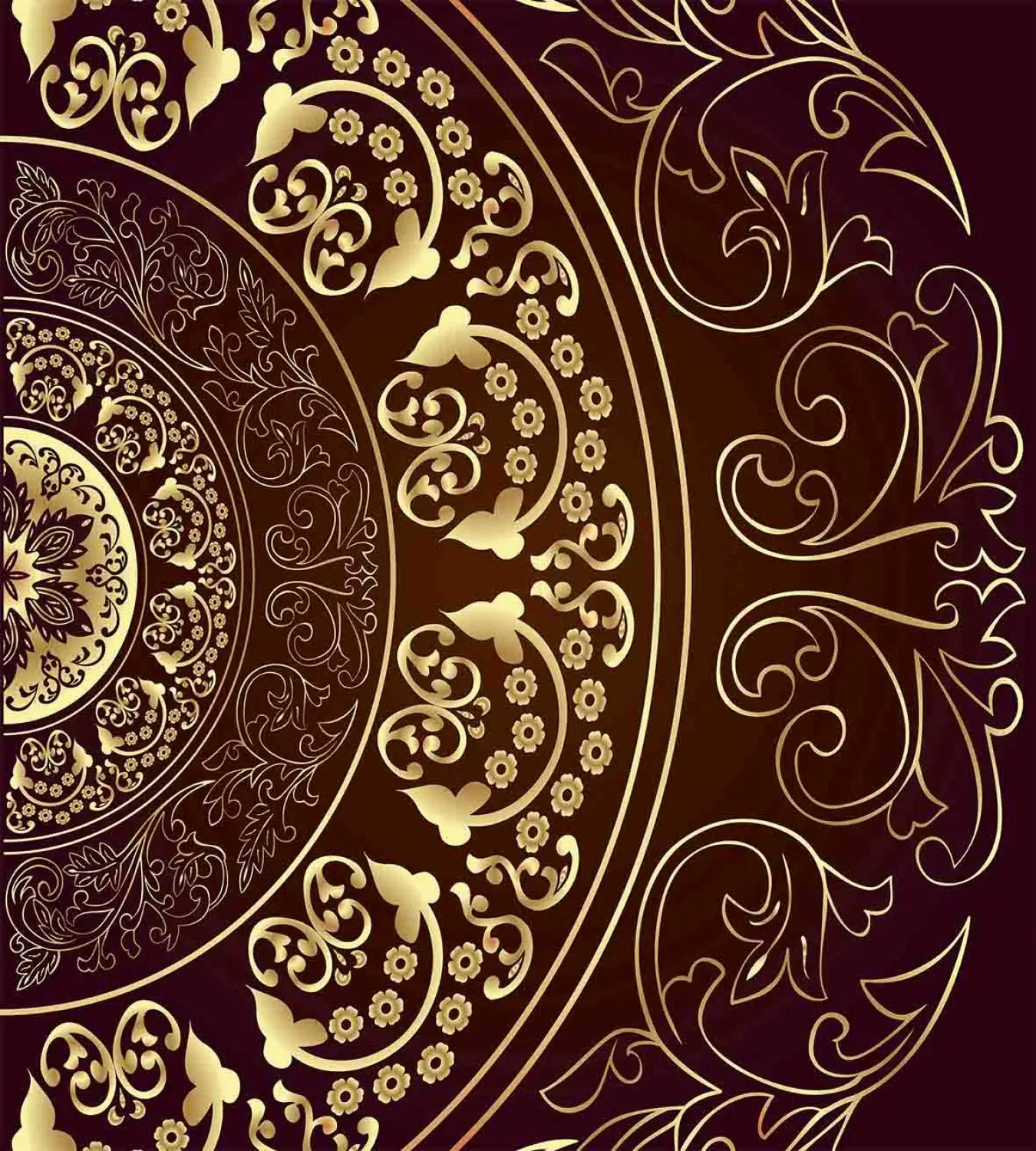 Комплект постельного белья Мандала спокойствия Винтаж Космос узор с кружится