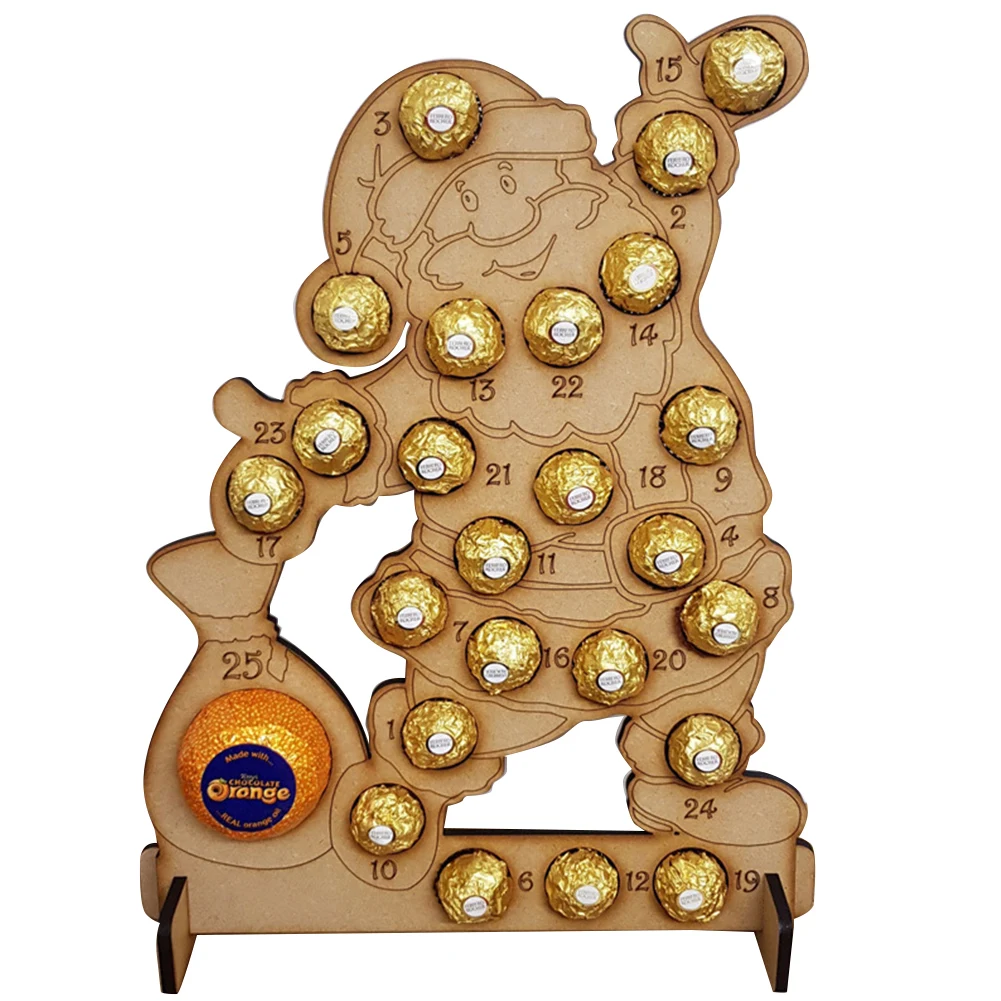 1 шт. праздничные и рождественские украшения с календарем обратным отсчетом для