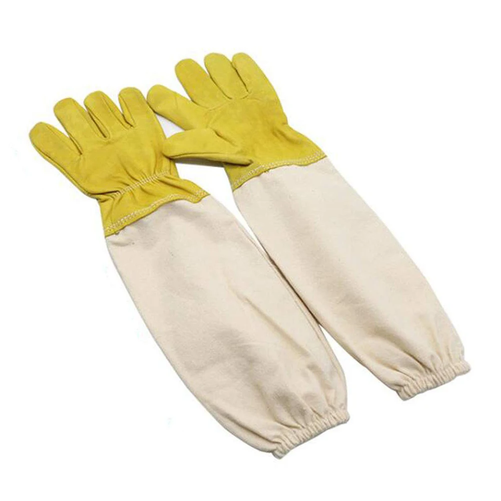 

1 Pair Beekeeper Protective Gloves Major Comfortable Very Durable Flexibility Anti Bee Sleeves for Beekeeping Apiculture