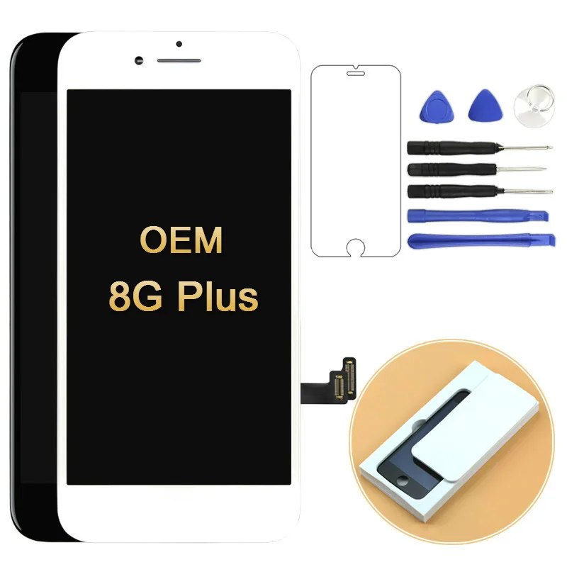 

ЖК-дисплей для iphone 8 plus с сенсорным экраном и дигитайзером в сборе, 3 шт.