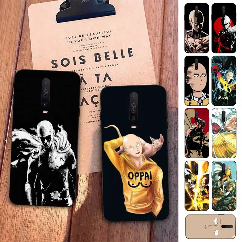 

FHNBLJ ONE PUNCH MAN Phone Case for Redmi 5 6 7 8 9 A 5plus K20 4X S2 GO 6 K30 pro
