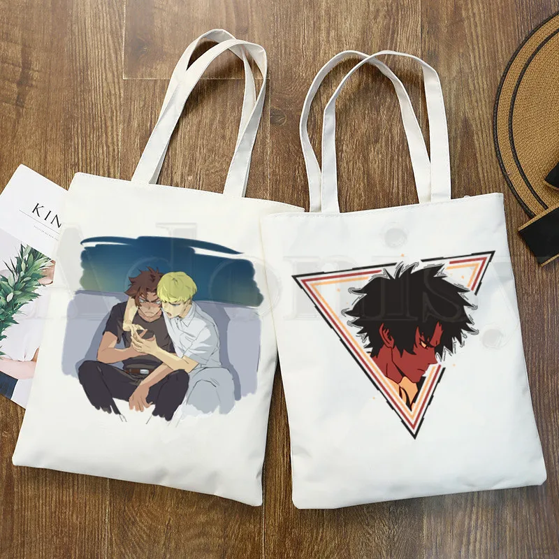 Devilman Crybaby Japanese Anime Devil Man Fashion Graphic Cartoon Print Shopping Bags Girls Casual Pacakge Hand Bag | Багаж и сумки