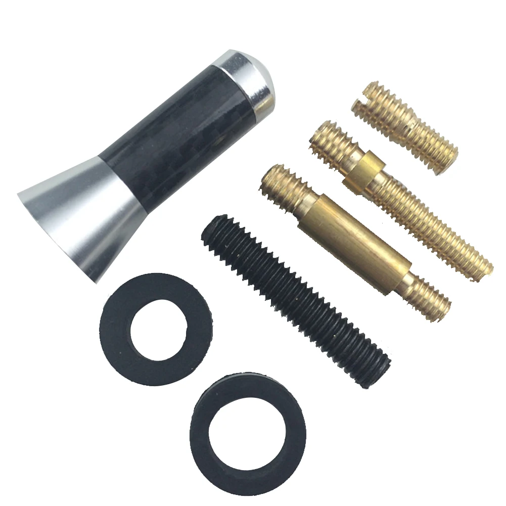 3.5 Cm Accessories Roof Screws Radio Aerial Carbon Fiber Short Signal Enhance Universal Auto Styling FM Car Antenna Replacement |