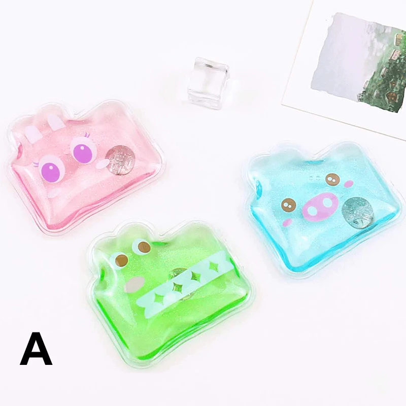 Мини Зимние многоразовые гелевые грелки для рук милый мультфильм мгновенный