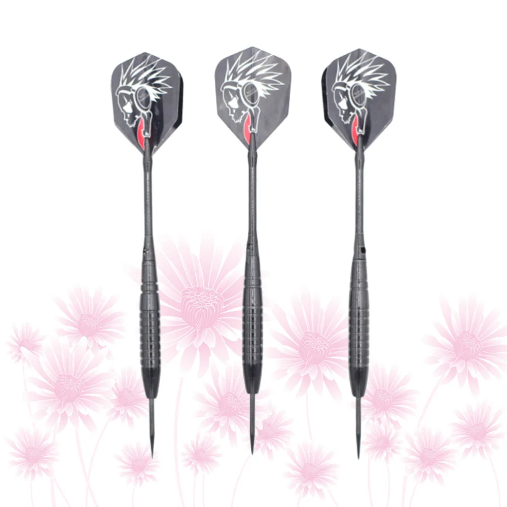 

3pcs Practical Match Darts Portable Needle Tipped Darts Drop-resistant Aluminum Rod Flights Darts for Sports Events