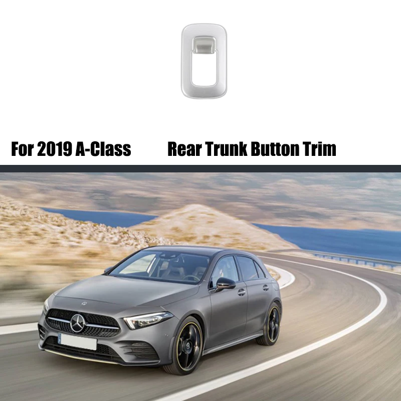 

For Mercedes Benz A Class A180 A200 Interior Auto Accessories Car Styling Rear Trunk Switch Control Buttons Stickers Covers Trim
