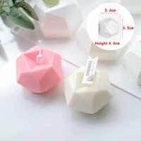 eight sided multilateral face cube diy candle mold creative handmade aromatherapy candle silicone mold