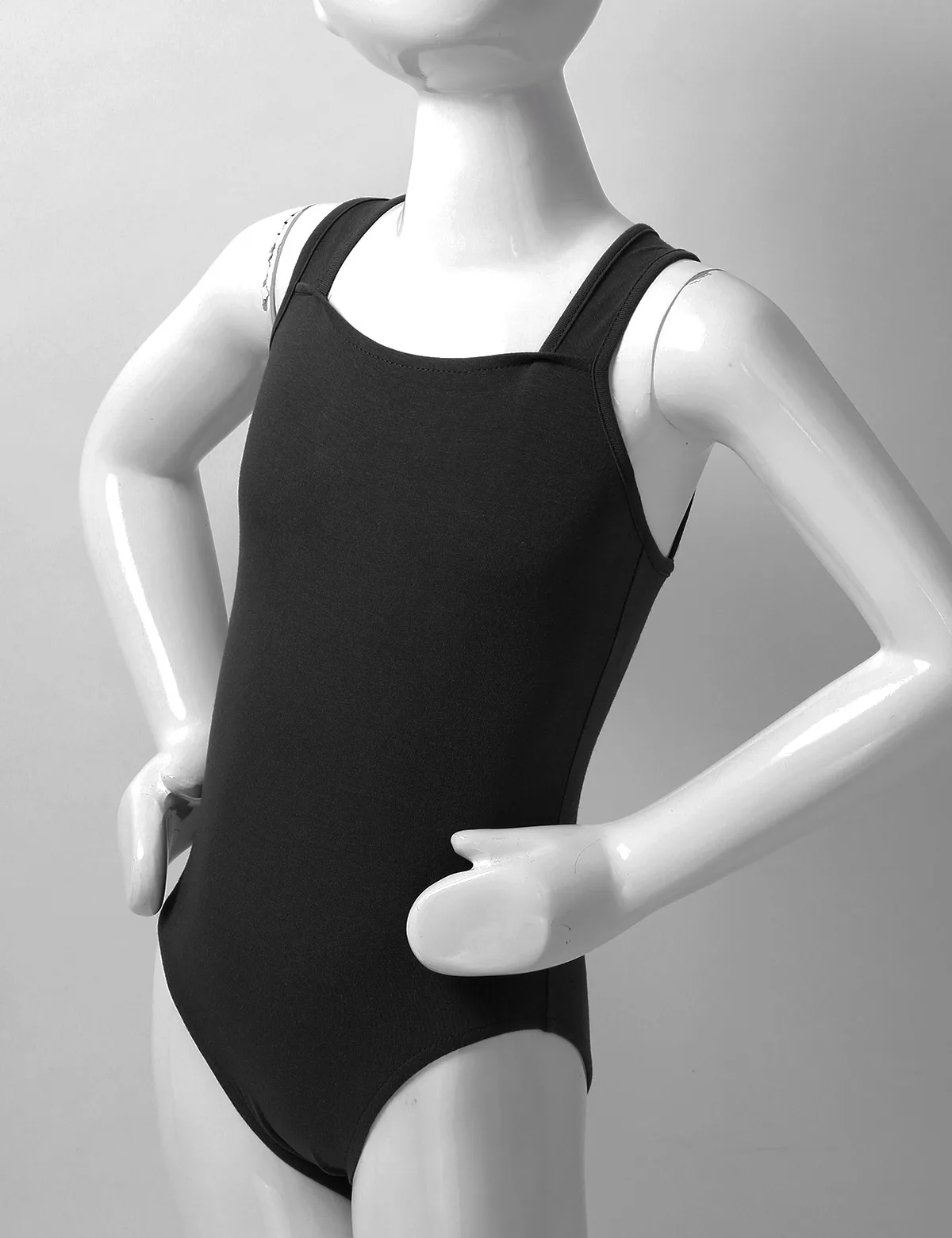 Kids Girls body ballet leotard ballerina party Stretchy Sleeveless M-Straps Back Girl Ballet Dance Gymnastics Leotard Jumpsuit |