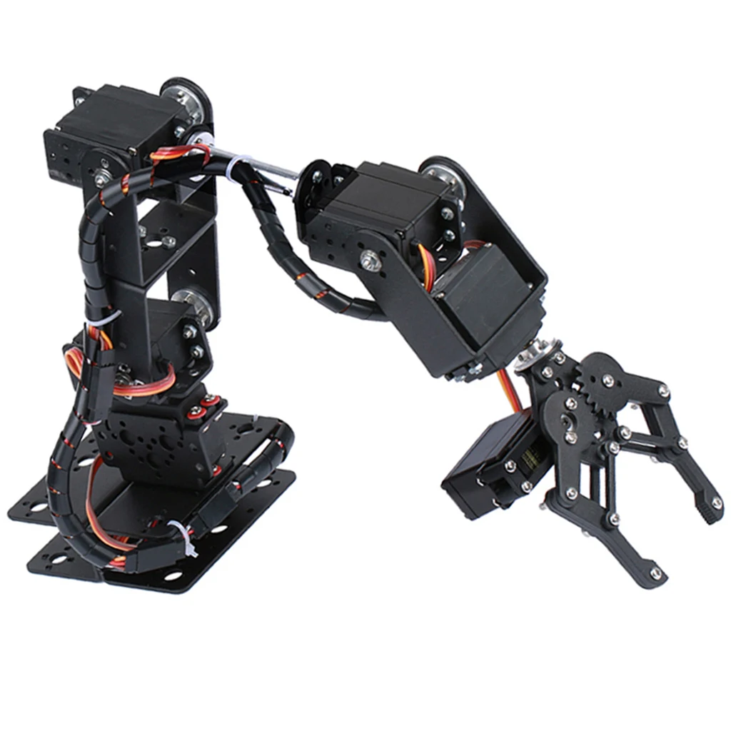 

6 DOF Robot arm Manipulator Metal Alloy Mechanical Arm Clamp Claw Kit MG996R DS3115 for Arduino Robotic Education
