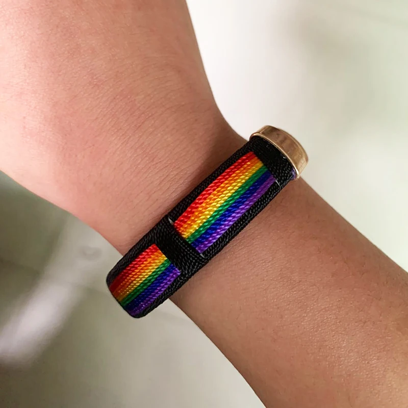 Радужное колье для мужчин и женщин модное ожерелье с браслетом из ЛГБТ-браслета