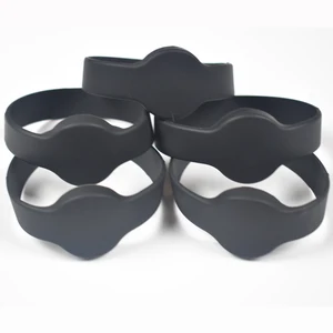 5 шт. 13,56 МГц NFC M1 S50 ISO14443A RFID IC контроль доступа карта доступа Водонепроницаемый умный силиконовый браслет